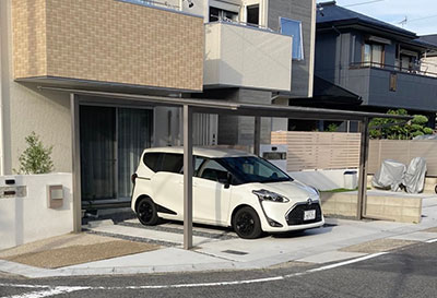 愛知県名古屋市 S様邸 カーポート施工事例01