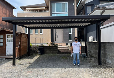 奈良県天理市 A様邸 カーポート施工事例01