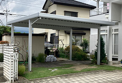 群馬県高崎市 H様邸 カーポート施工事例01