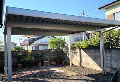 茨城県古河市 Y様邸 カーポート施工事例01