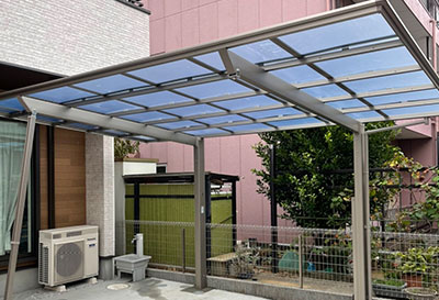神奈川県川崎市 M様邸 カーポート施工事例01