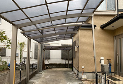 埼玉県川越市 W様邸 カーポート施工事例01