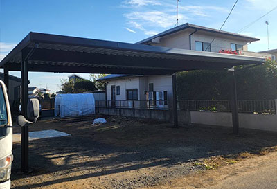 茨城県結城市 T様邸 カーポート施工事例01