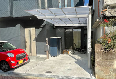 大阪府堺市 O様邸 カーポート施工事例01