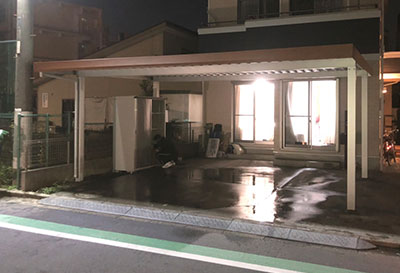 東京都東村山市 U様邸 カーポート施工事例01