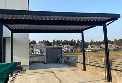 栃木県小山市 M様邸 カーポート施工事例01