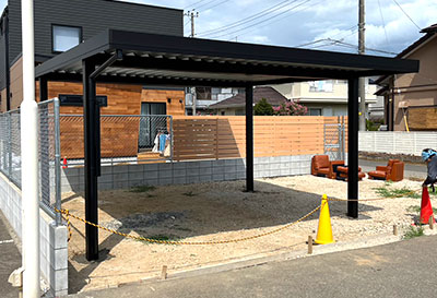 千葉県柏市 Y様邸 カーポート施工事例01