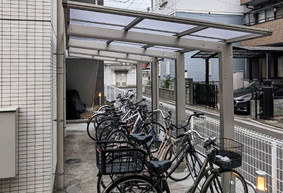 埼玉県川口市 M様邸 サイクルポート施工事例02