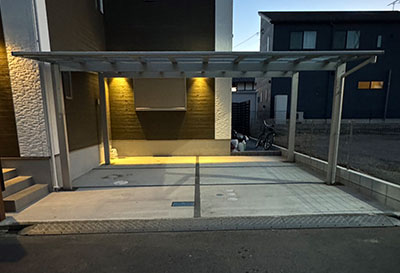 千葉県野田市 M様邸 カーポート施工事例01