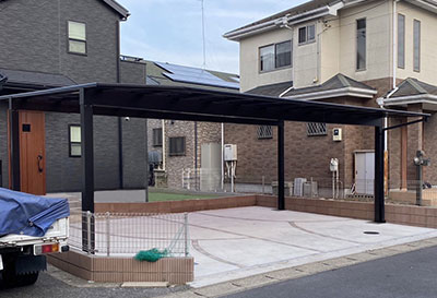 千葉県四街道市 N様邸 カーポート施工事例01