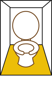 トイレの壁紙クロスの張替 交換 生活堂