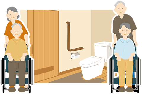 トイレのバリアフリーリフォーム