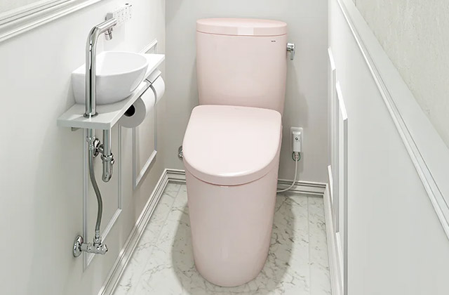 トイレをおしゃれにリフォーム：床材を変える