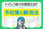 トイレのつまりは何が原因？つまりの予防策と解消法