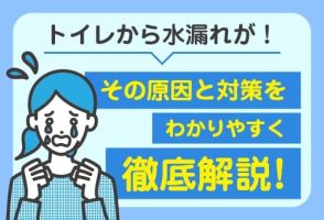 トイレの水漏れの原因と対策