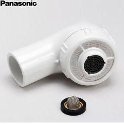 パナソニック スイッチ切替型サラサラシャワー用 シャワーヘッド 洗面水栓部材 CQ563B09Zの後継品  スーパーホワイト ≪CQ563B09ZK≫