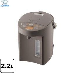 象印 マイコン沸とう VE電気まほうびん 電気ケトル・ポット 電気ポット 容量：2.2L  ライトブラウン ≪CV-GC22-TL≫