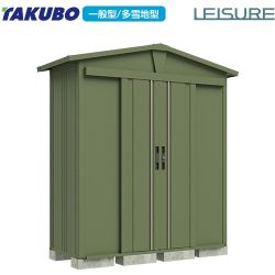 タクボ ガーデニング物置 リジュー 物置 背面棚（別売） 三角屋根仕様  ガーデングリーン 【大型重量品につき特別配送】【代引不可】 ≪LSN-1808-GN≫