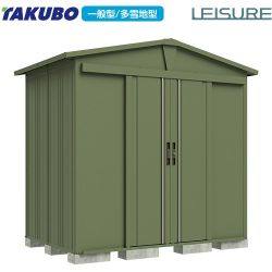タクボ ガーデニング物置 リジュー 物置 背面棚（別売） 三角屋根仕様  ガーデングリーン 【大型重量品につき特別配送】【代引不可】 ≪LSN-2215-GN≫