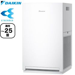 ダイキン ストリーマ空気清浄機 55タイプ 空気清浄機 コンパクトタイプ 適用床面積：～25畳（～41m2）  ホワイト ≪MC556A-W≫