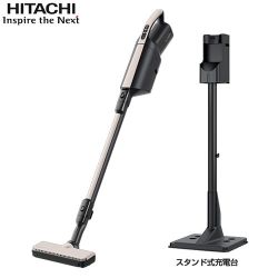 日立 スティッククリーナー（コードレス式）かるパックスティック 掃除機 紙パック式 0.6L  ベージュ ≪PKV-BK50P-C≫