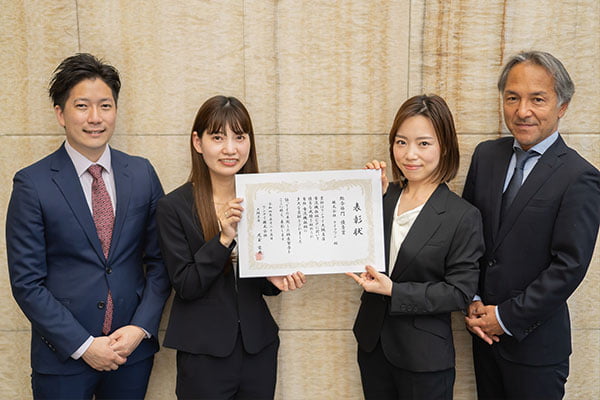 リンナイさんより表彰いただきました