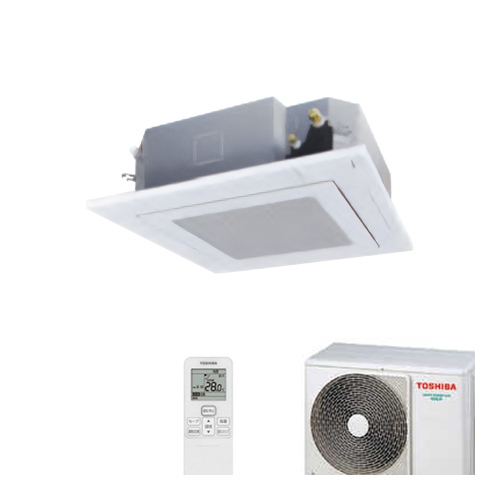 ●Я東芝(日本キヤリア) 業務用エアコン【GUSA06314PXU】天井カセット形 4方向吹出し スーパーパワーエコゴールド シングル 2.5馬力 ワイヤレス 三相200V gusa06314jpxu-w.jpg