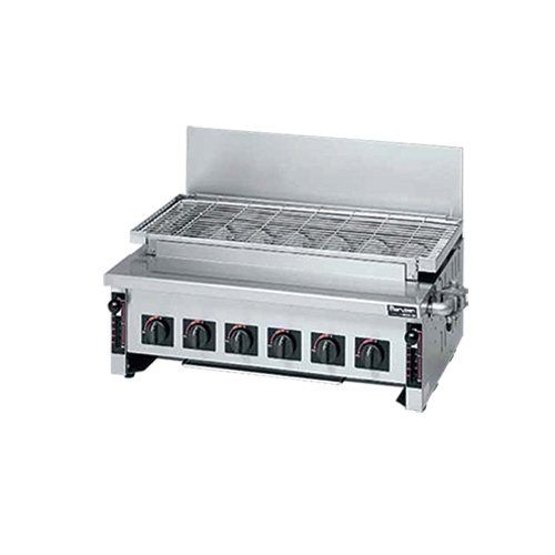 マルゼン ガス下火式焼物器「炭焼き」赤外線バーナータイプ 業務用厨房