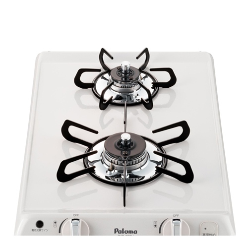 ビルトインガスコンロ 都市ガス パロマ コンパクトキッチン 2口 PKD-230B 13A プラチナブラック 幅32cm パロマ コンパクトキッチン ドロップインコンロ PKD-230H-13A