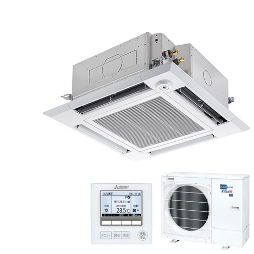 形状:天井埋込カセット形4方向 三菱電機(MITSUBISHI)の業務用エアコン
