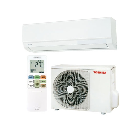 東芝 大清快 K-Xシリーズ ルームエアコン RAS-K251X-W | エアコン設置
