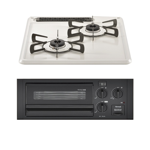 リンナイ コンパクトシリーズ 45cmビルトインコンロ RB2K3H3SAB-13A