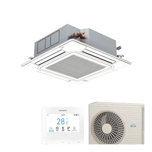 日立 省エネの達人 てんかせ4方向シングル 業務用エアコン RCI