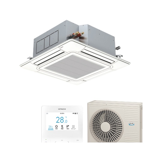日立 省エネの達人 てんかせ4方向シングル 業務用エアコン RCI