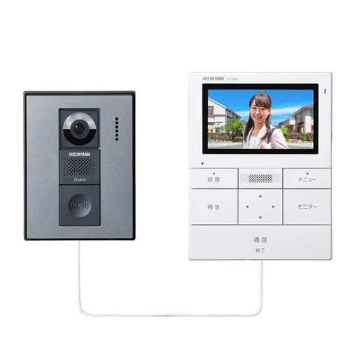 アイリスオーヤマ テレビドアホン ドアホン TD-SM3010T-WSH