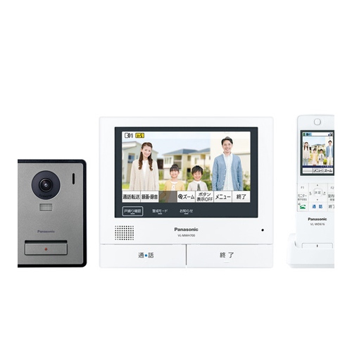 パナソニック スマホで「外でもドアホン」 ドアホン VL-SWZ700KF