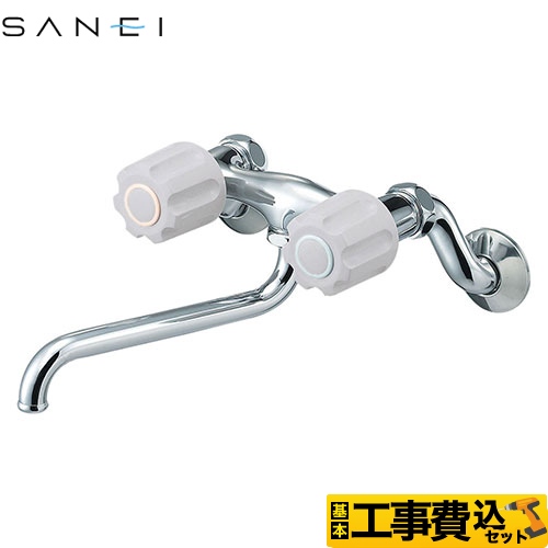 三栄 キッチン水栓 K131-LH-13工事費込