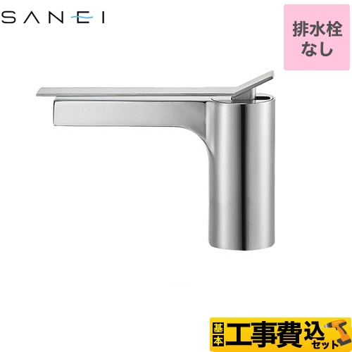 【工事費込セット（商品＋基本工事）】三栄 洗面水栓 SUTTO SANEI ワンホールシングルレバー式 ≪K4731NJV-13≫