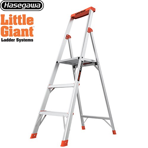 長谷川工業 Little Giant　フリップエヌライト はしご・脚立 段数：3段 最大使用質量：136kg  【特別配送】【代引不可】 ≪LG-15273≫