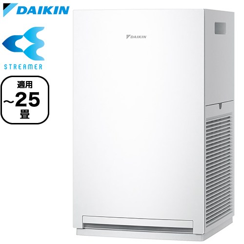 ダイキン ストリーマ空気清浄機 55タイプ 空気清浄機 コンパクトタイプ 適用床面積：～25畳（～41m2）  ホワイト ≪MC556A-W≫