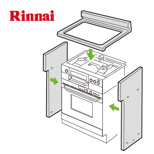 ビルトインコンロ部材 リンナイ ≪UKR-U603≫