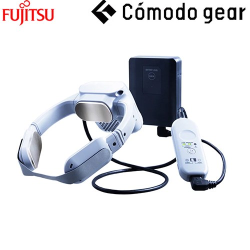 富士通ゼネラル Comodo gear スポットエアコン wearcon 水冷式  ライトグレー（ネック部）  ≪WA-N6R4B202≫